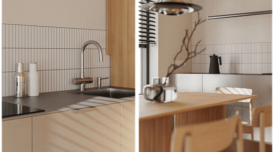 Minimalist Kitchen Design Product Illustration（4）