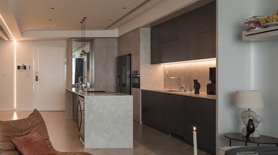 Open Kitchen Cabinet Ideas I Shaped Closed Cabinetry With Island