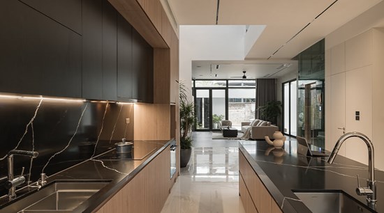 Modern Wood Cabinets For Kitchen With Island