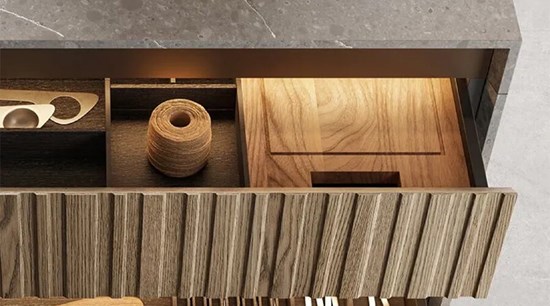 Wooden U Shaped Kitchen Cabinets Diner